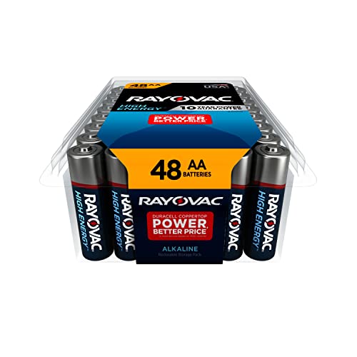 Rayovac AA Batteries, Double A Battery Alkaline, 48 Count