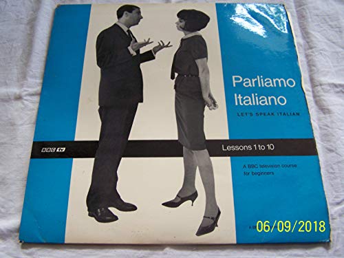 ANON Parliamo Italiano Let’s Speak Italian Lessons 1-10 BBC educational vinyl LP