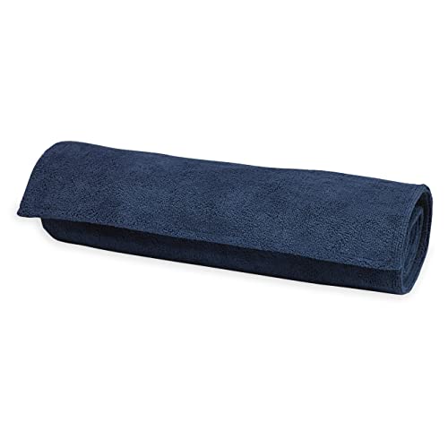 Gaiam Grippy Non Slip Yoga Mat Towel – Fast Drying Towel – Ideal for Hot Yoga – Microfiber and Machine Washable – Grip Backing – Vivid Blue/Fuchsia – 68″ L x 24″ W