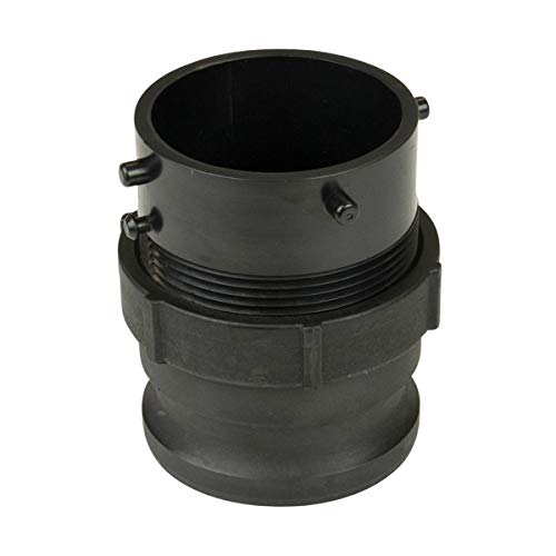 Lippert Components 360785 Waste Master RV Sewer Hose Male Bayonet Fitting Converter , Black