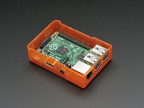 Adafruit Pi Model B+ / Pi 2 / Pi 3 Case Base – Orange [ADA2250]