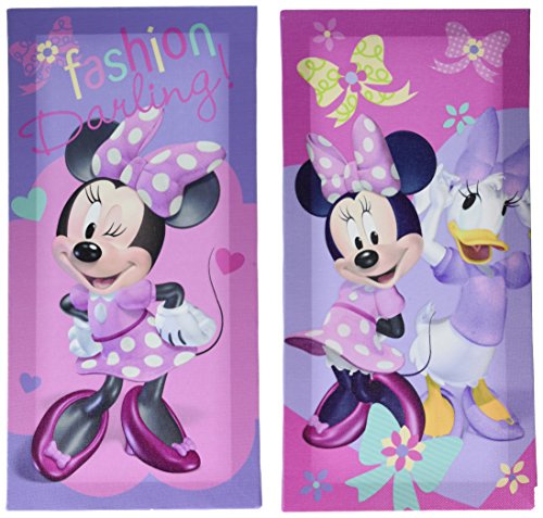 Disney Minnie Mouse Canvas Wall Art (2 Pack), 7 x 14