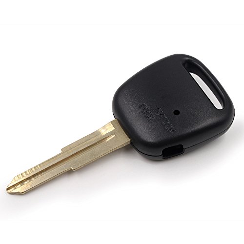 Replacement Shell Remote Key Case Fob for Toyota with Uncut Toy43 Blade Side 1 Button
