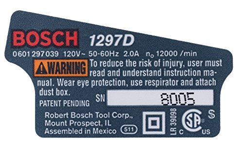 Bosch Parts 2610919909 Nameplate