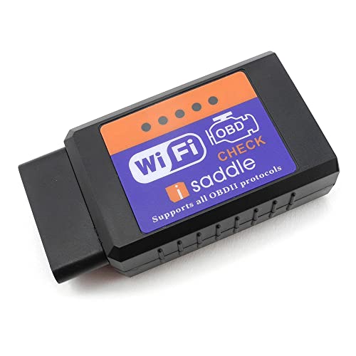 iSaddle WiFi Wireless OBD2 OBDII Scan Tool Auto Scanner Adapter Check Engine Light & CAN-Bus Auto Diagnostic Tool for Windows & Android Torque & iOS iPhone iPad iPod