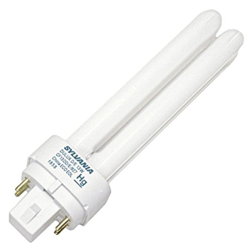 (25 Pack) Sylvania 20682 CF13DD/E/827/ECO 13-Watt 2700K 4-Pin Double Tube Compact Fluorescent Lamp