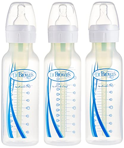 Dr. Brown’s Options Narrow, 3 Pack, Clear, 8 Ounce