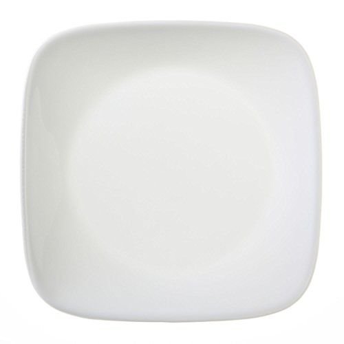 Corelle Square Pure White 6-1/2” Plate (Set of 4)