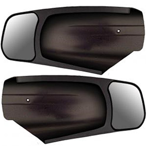 CIPA 10950 Chevrolet/GMC Custom Towing Mirror – Pair, black