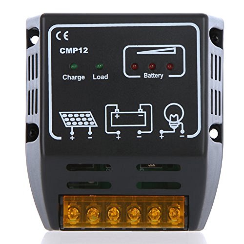 yueton Solar Controller 10a 12v/24v Solar Charge Controller Solar Panel Battery Regulator Safe Protection