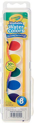 Crayola Washable Watercolors 8 ea (Pack of 24)