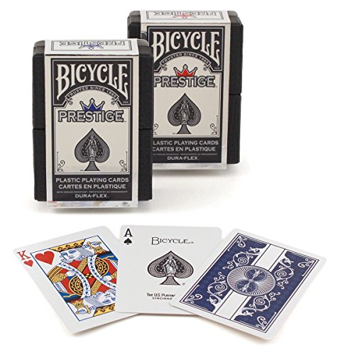 Bicycle Prestige Plastic Playing Cards (Pack of 2)