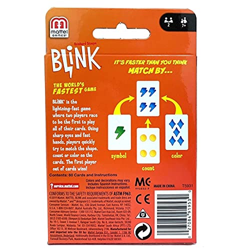 Mattel Blink Card Game Size Ea | The Storepaperoomates Retail Market - Fast Affordable Shopping