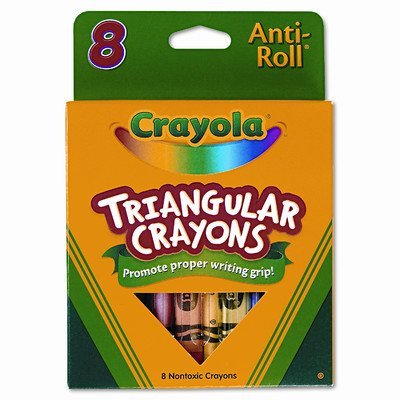 Triangular Crayons (8/Box) [Set of 3]