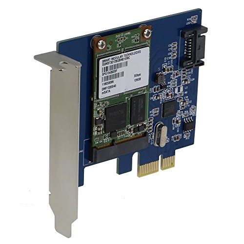 SEDNA – PCI Express mSATA III (6G) SSD Adapter with 1 SATA III Port with Low Profile Bracket (SSD not Included)