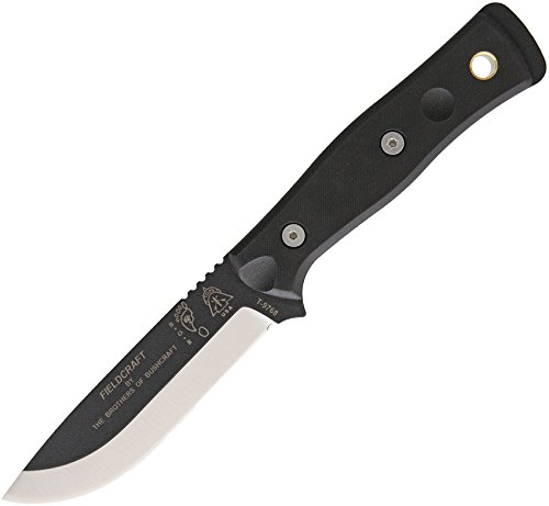 Tops Knives Fieldcraft Knife by B.O.B.: The Brothers of Bushcraft – G-10 Black Handle