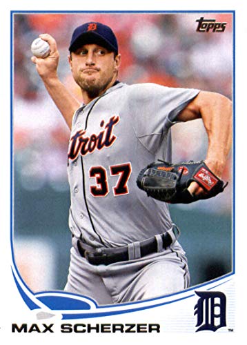 2013 Topps #37 Max Scherzer Tigers MLB Baseball Card NM-MT