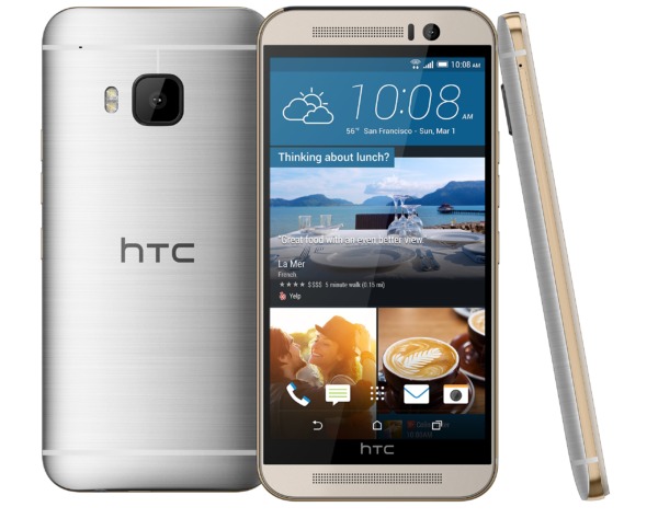 HTC One M9 Unlocked GSM 4G LTE 20MP Camera Smartphone (Silver/Gold)
