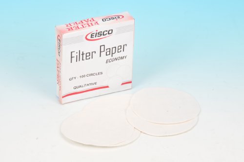 Eisco Labs Qualitative Filter Paper, 15cm, Pack of 100