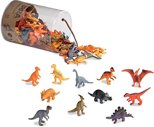 Terra by Battat – Dinosaurs 60 pcs– Assorted Miniature Dinosaur Toy Figures For Kids 3+
