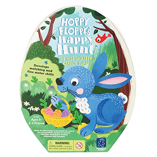 Educational Insights Hoppy Floppy’s Happy Hunt Matching Preschool Board Game, Gift for Toddlers Ages 3+