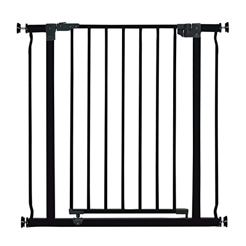 Dreambaby Liberty Auto Close Baby Safety Gate – with Smart Stay Open Feature – Fits Openings 29.5-33 inches Wide- Black – Model L919