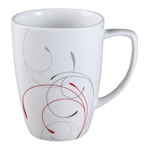 Corelle Square Splendor 12 Ounce Porcelain Mug (Set of 8)