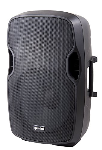 Gemini AS Series Professional Audio Bluetooth Active PA Loudspeaker, 15″, 15 Inch (AS15BLU)