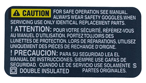 Bosch Parts 2610906850 Caution Label