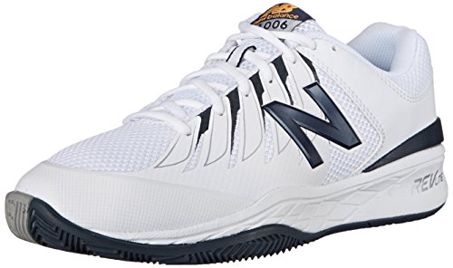 New Balance Men’s MC1006V1 Black/White Tennis Shoe – 10.5 4E US