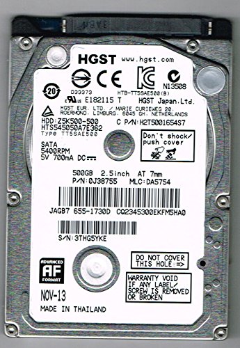 HGST 500GB SATA 2.5 HD