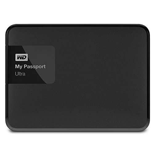 WD 3TB Black My Passport Ultra Portable External Hard Drive – USB 3.0 – WDBBKD0030BBK-NESN