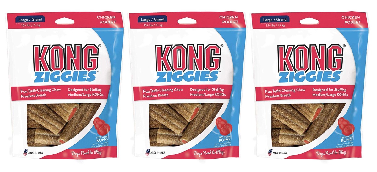 KONG Stuff’N Ziggies Large Dog Treat, 8-Ounce (Pack of 3) | The Storepaperoomates Retail Market - Fast Affordable Shopping