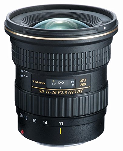Tokina ATXAF120DXC 11-20mm f/2.8 Pro DX Lens for Canon EF,Black