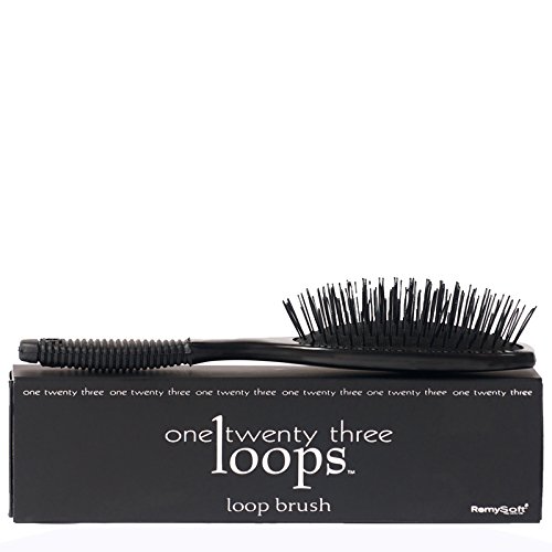 RemySoft One Twenty Three Loops – Loop Brush – Safe for Hair Extensions, Weaves and Wigs