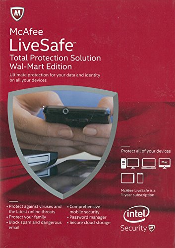 McAfee LiveSafe – Total Protection Solution (Unlimited Device License) (2015 Edition)