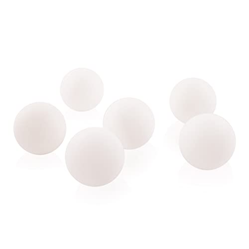 True Shoot Beer Pong Balls – 6pcs White Ping Pong Balls, 40mm Table Tennis Balls For Indoor And Outdoor Games, Entertainment, Decorations, Or Arts And Crafts Activities