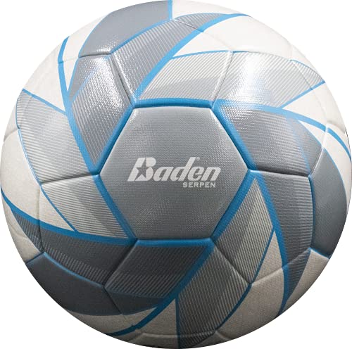 Baden Low Bounce Futsal Practice Ball (Size 3) Grey/White/Blue