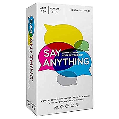 Say Anything: 10th Anniversary–A Board Game by North Star Games 4-8 Players–Board Games for Family 30 Mins of Gameplay–Games for Family Game Night–for Kids and Adults Ages 13+ – English Version