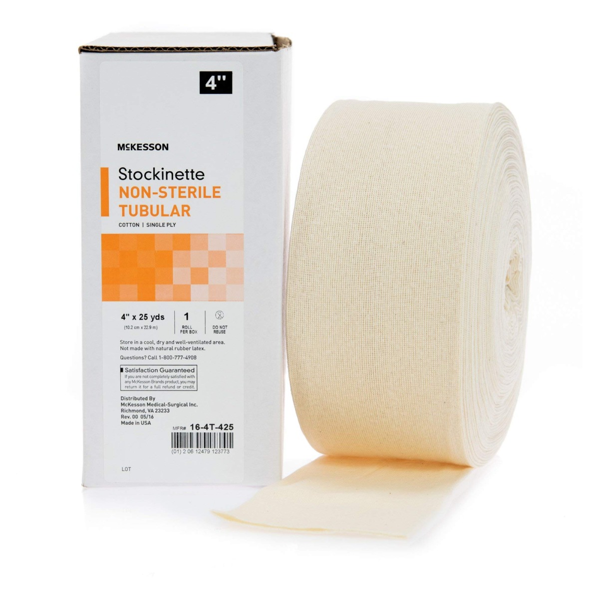 McKesson 16-4T-425 Medi-Pak Performance Non-sterile Tubular Cotton Stockinette, 4″ Width, 25 yd. Length, 4″ Width, 900″ Length (Pack of 10) | The Storepaperoomates Retail Market - Fast Affordable Shopping