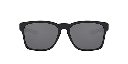 Oakley Men’s OO9272 Catalyst Square Sunglasses, Black Iridium, 55 mm