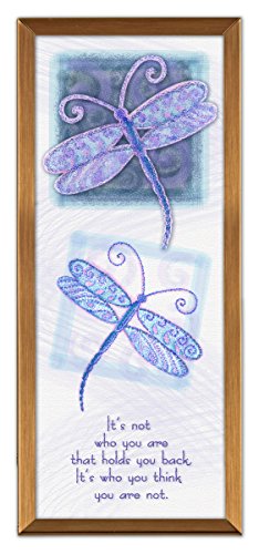 Cathedral Art GP232 Dragonflies Copper Expression Plaque, 3 by 7-Inch