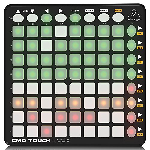 Behringer CMD TOUCH TC64 Clip Launch Controller with 64 Buttons and Multi-Color LED Feedback