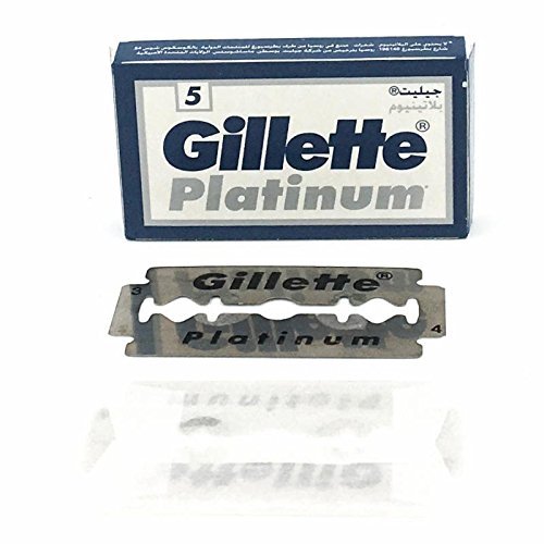 25 Gillette Platinum Double Edge Razor Blades Made in Russia | The Storepaperoomates Retail Market - Fast Affordable Shopping