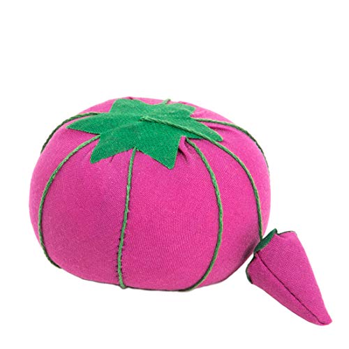 Dritz S101 Tomato Pin Cushion Notion, Lime, Pink, Purple, 2-3/4″ (69 mm)