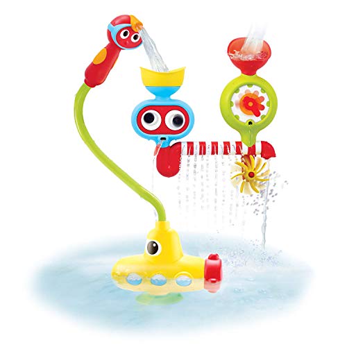 Yookidoo Kids Bath Toy – Submarine Spray Station – Battery Operated Water Pump with Hand Shower for Bathtime Play – Generates Magical Effects (Age 2-6 Years)
