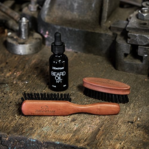 Beard Brush by ZilberHaar – Stiff Boar Bristles – Beard Grooming Brush for Men – Straightens and Promotes beard growth – Works with Beard Oil and Balm to Soften Beard – For beard kits – 6 inches long | The Storepaperoomates Retail Market - Fast Affordable Shopping