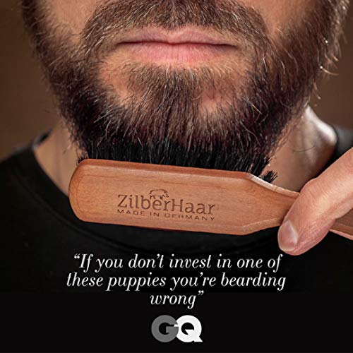 Beard Brush by ZilberHaar – Stiff Boar Bristles – Beard Grooming Brush for Men – Straightens and Promotes beard growth – Works with Beard Oil and Balm to Soften Beard – For beard kits – 6 inches long | The Storepaperoomates Retail Market - Fast Affordable Shopping