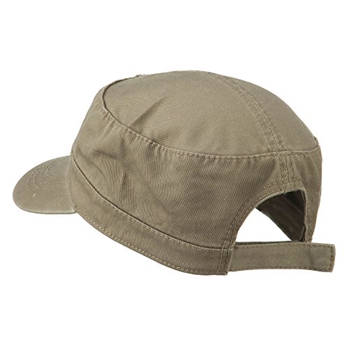 Otto Caps Garment Washed Adjustable Army Cap – Dk Khaki OSFM | The Storepaperoomates Retail Market - Fast Affordable Shopping