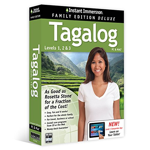 Learn Tagalog: Instant Immersion Family Edition Language Software Set  – 2016 Edition